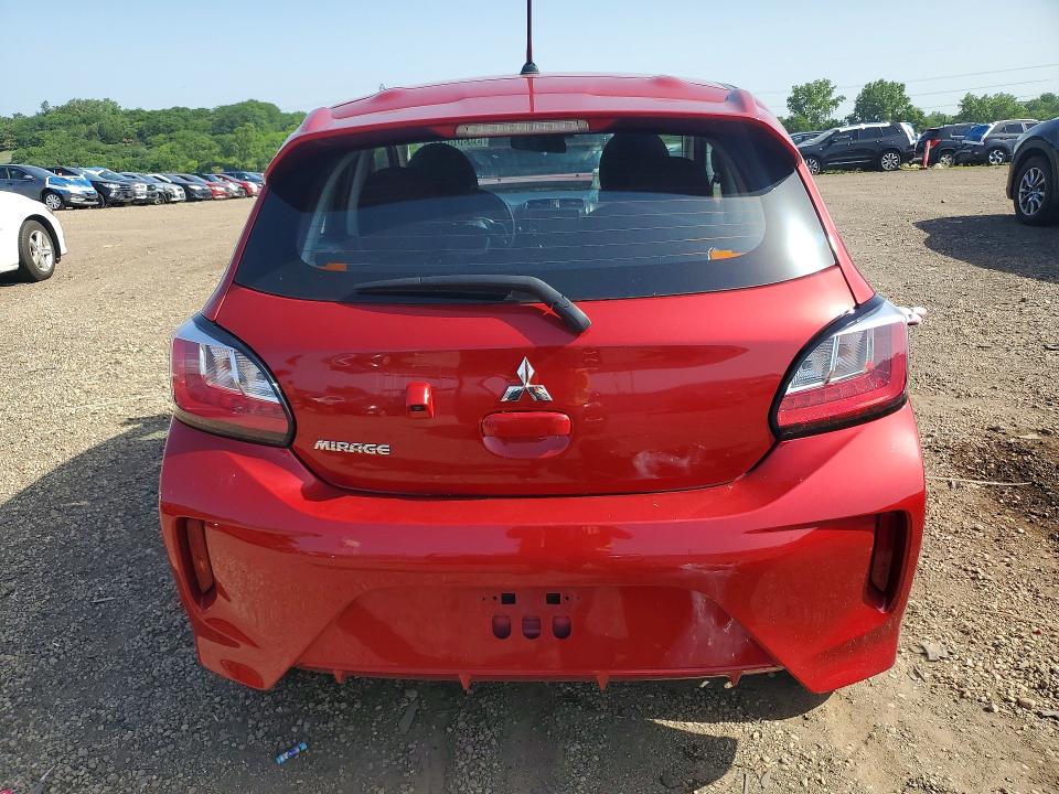 2024 Mitsubishi Mirage VIN ML32AUHJ7RH018135 COPART salvage auction — FRONT END, IN - CERT OF TITLE-SALVAGE TITLE (P), sold $1,650 on 2026-07-08 (photo 6)