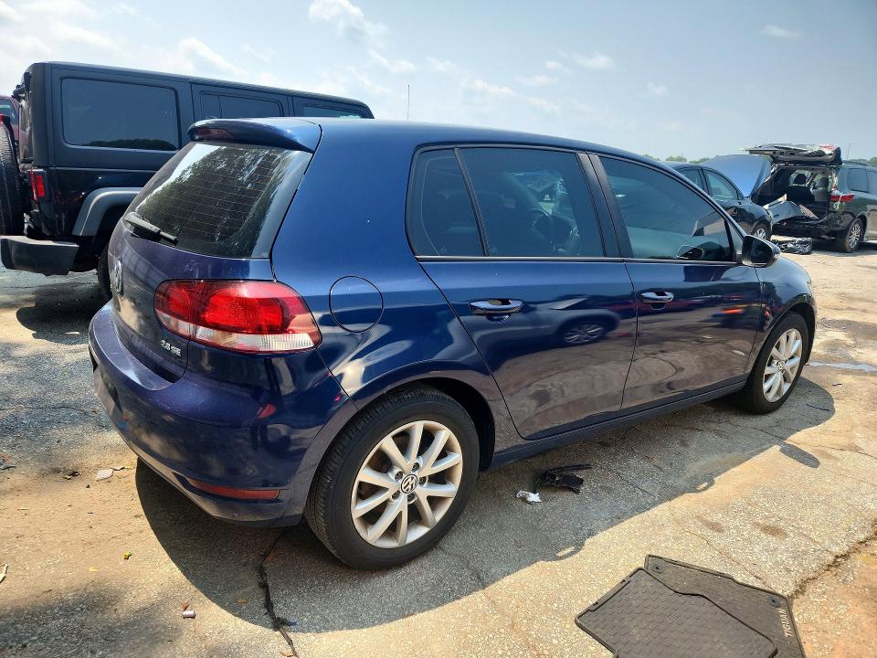 2010 Volkswagen Golf VIN WVWDA7AJ0AW375223 COPART salvage auction — WATER/FLOOD, Fl - Certificate Of Title, sold $325 on 2026-08-04 (photo 3)