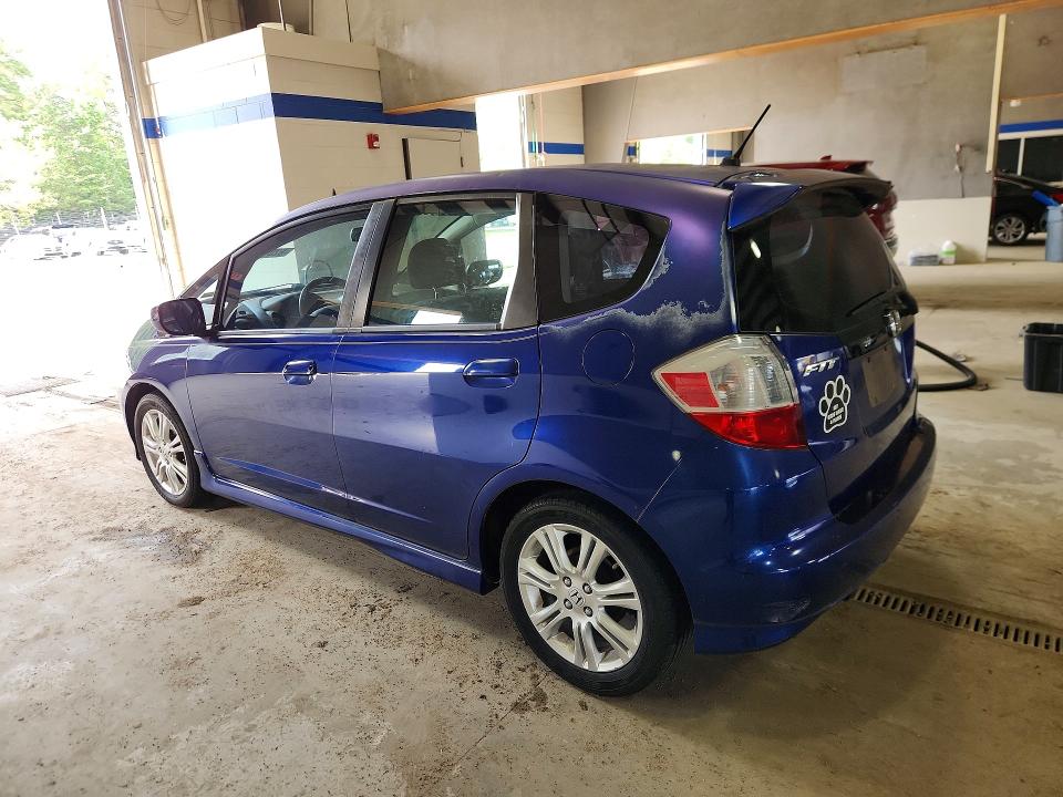 2009 Honda Fit VIN JHMGE886X9S002796 COPART salvage auction — REAR END, Va - Cert Of Title - Salvage, sold $225 on 2026-07-31 (photo 2)