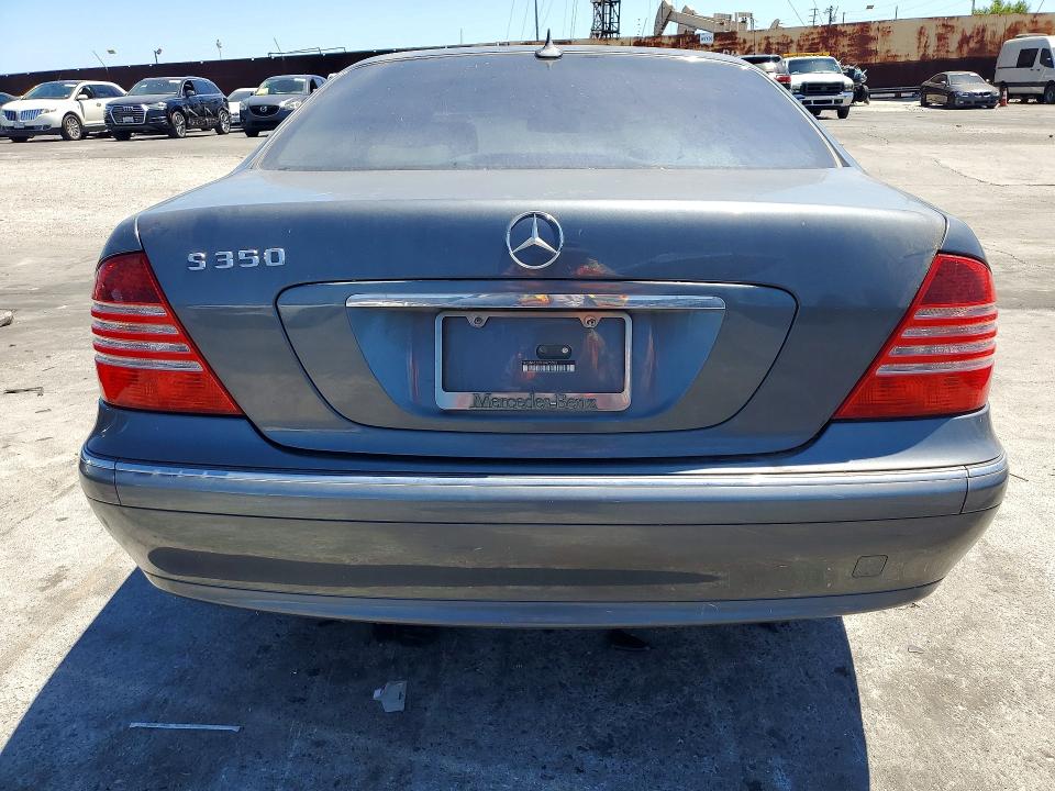 2006 Mercedes-benz S class VIN WDBNF67JX6A475503 COPART salvage auction — MECHANICAL, Ca - Dis/Dlr/Exp Only Clean Title, sold $250 on 2026-07-31 (photo 6)