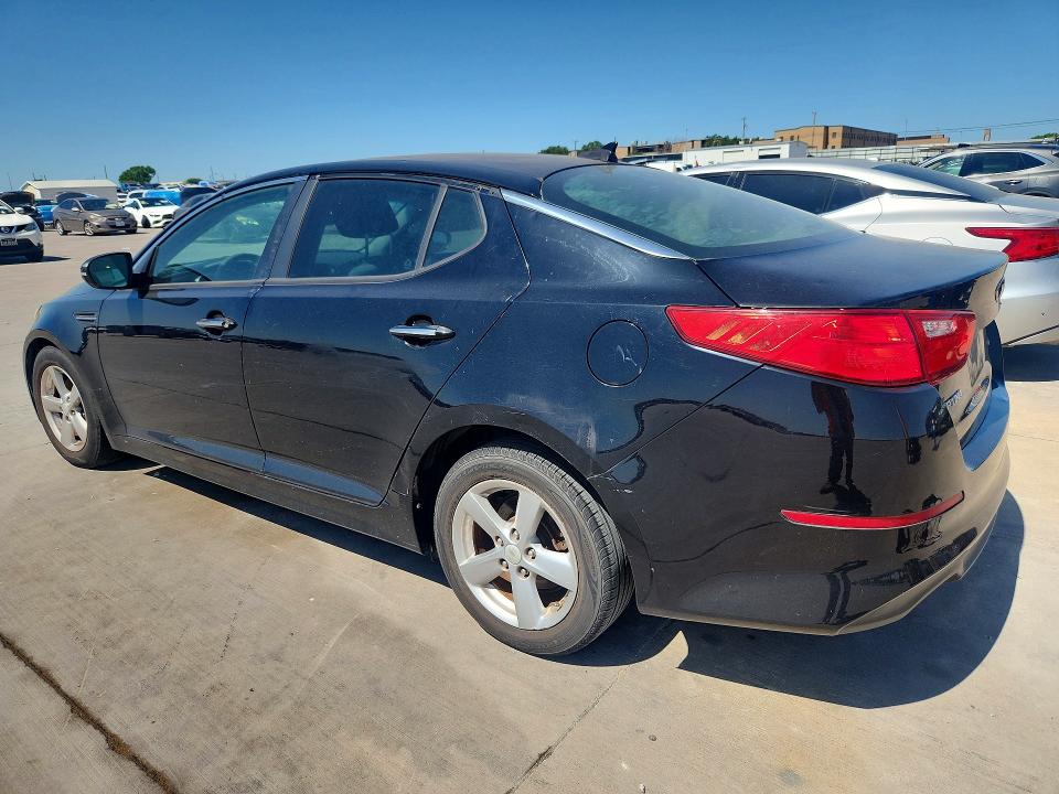 2015 Kia Optima VIN 5XXGM4A75FG351922 COPART salvage auction — FRONT END, TX - CERTIFICATE OF TITLE, sold $200 on 2026-07-27 (photo 2)