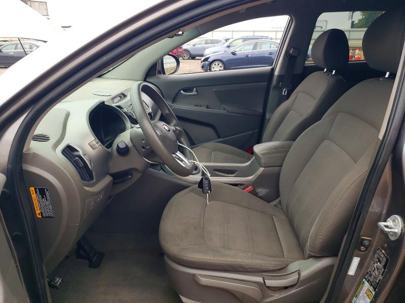 2013 Kia Sportage VIN KNDPB3A26D7517908 COPART salvage auction — SIDE, VA - CERT OF TITLE - SALVAGE, sold $1,100 on 2026-07-31 (photo 7)