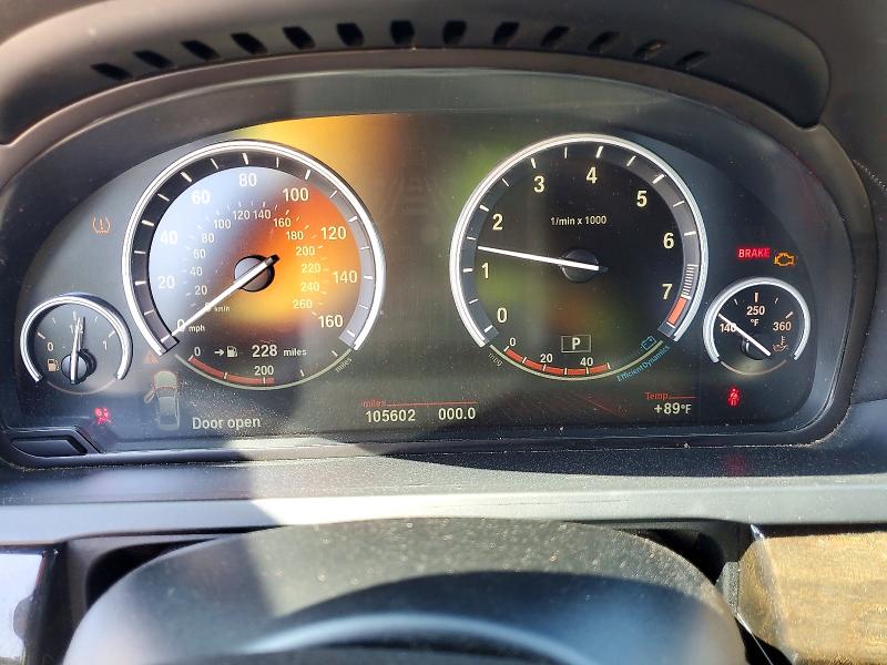 2012 BMW 7er VIN WBAKC8C51CC437396 COPART salvage auction — FRONT END, Sc - Certificate Of Title, sold $1,200 on 2026-07-27 (photo 9)