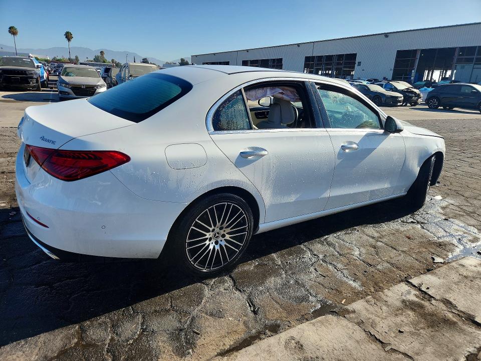 2025 Mercedes-benz C class VIN W1KAF4HB1SR289247 COPART salvage auction — FRONT END, CA - SALVAGE CERTIFICATE, sold $16,600 on 2026-08-12 (photo 3)