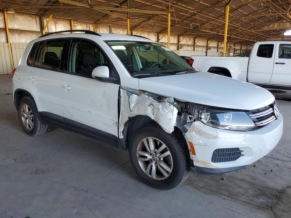 2015 Volkswagen Tiguan VIN WVGAV7AX2FW565345 COPART salvage auction — FRONT END, AZ - CERTIFICATE OF TITLE, sold $1,200 on 2026-07-20 (photo 4)