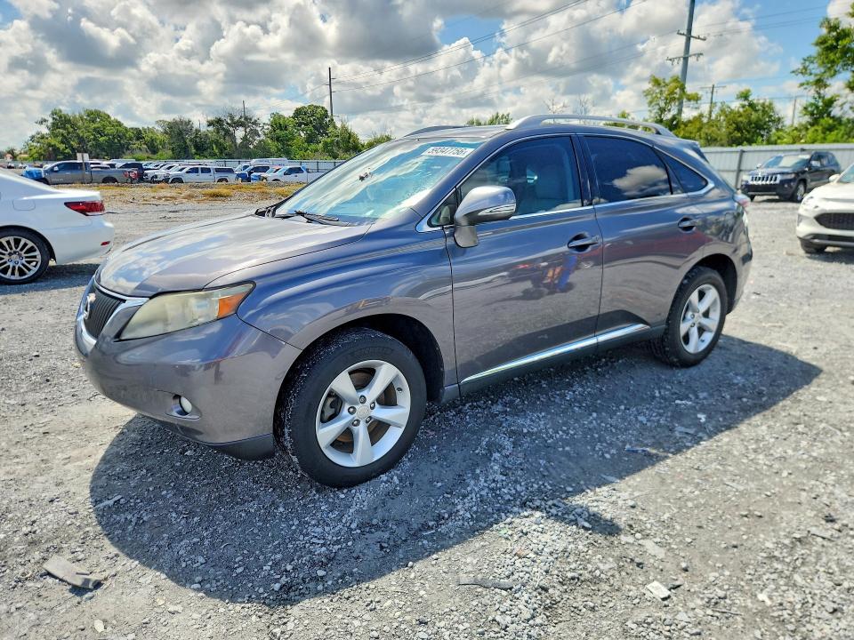 2012 Lexus Rx VIN 2T2ZK1BA5CC066109 COPART salvage auction — SIDE, Fl - Cert Of Title Slvg Rebuildable, sold $2,100 on 2026-07-28 (photo 1)