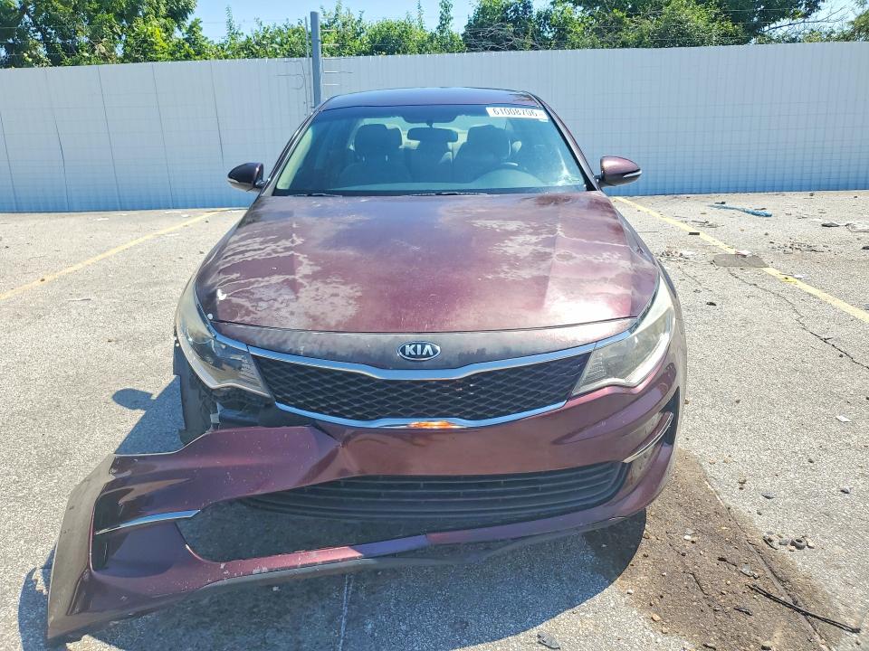 2016 Kia Optima VIN 5XXGT4L34GG107340 COPART salvage auction — FRONT END, Mo - Certificate Of Title, sold $750 on 2026-07-24 (photo 5)