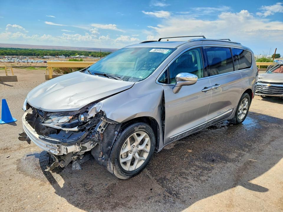 2018 Chrysler Pacifica VIN 2C4RC1GG4JR272145 COPART salvage auction — FRONT END, NM - CERTIFICATE OF TITLE, sold $250 on 2026-07-28 (photo 1)