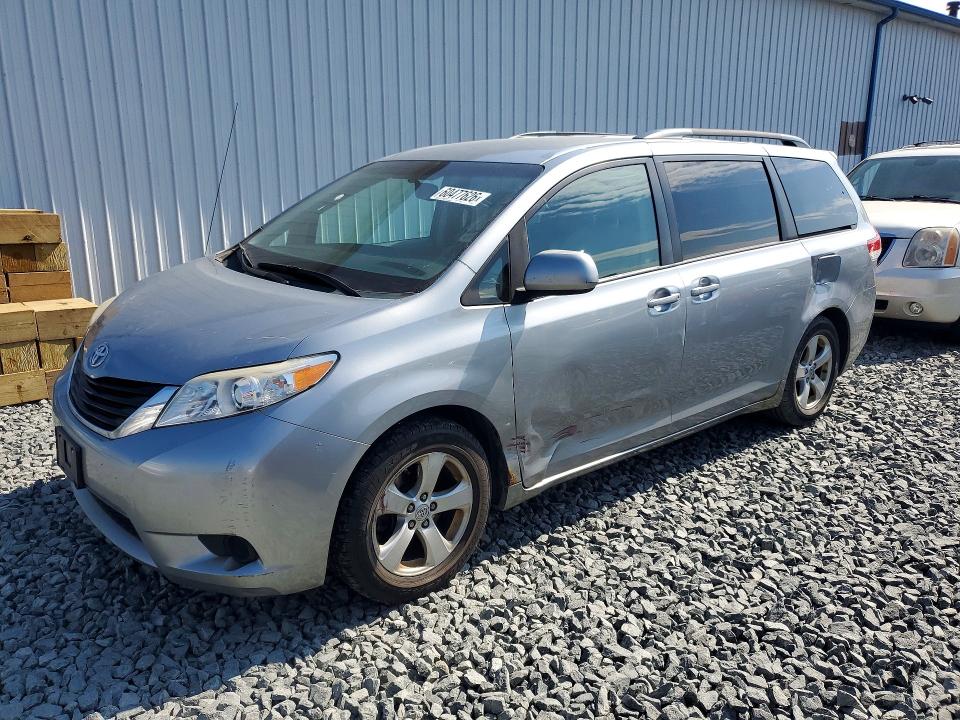 2011 Toyota Sienna VIN 5TDKK3DC0BS053323 COPART salvage auction — SIDE, Oh - Cert Of Title-Salvage, sold $250 on 2026-07-23 (photo 1)
