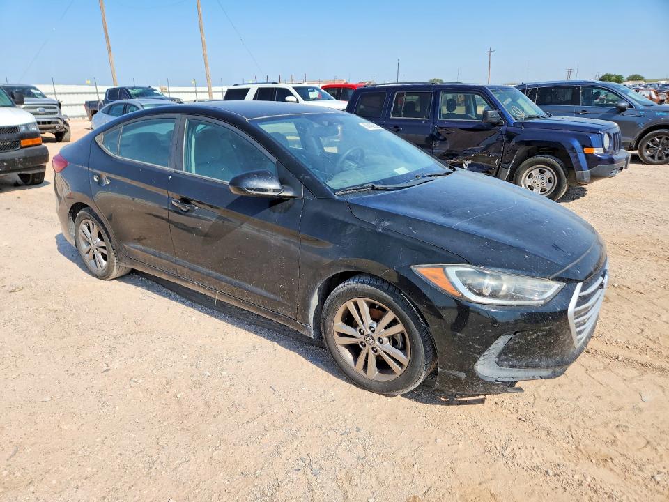2017 Hyundai Elantra VIN KMHD84LF7HU060357 COPART salvage auction — HAIL, Nm - Certificate Of Title, sold $1,200 on 2026-07-22 (photo 4)