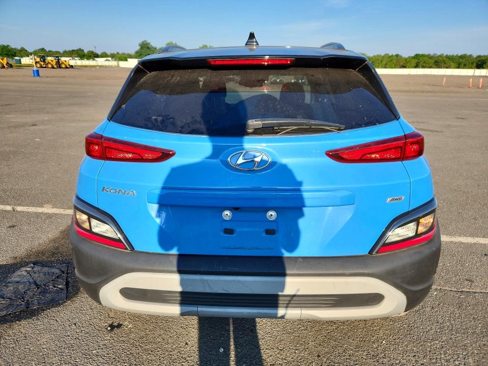 2022 Hyundai Kona VIN KM8K6CAB0NU894120 COPART salvage auction — FRONT END, NY - MV-907A SALVAGE CERTIFICATE, sold $3,000 on 2026-07-20 (photo 6)