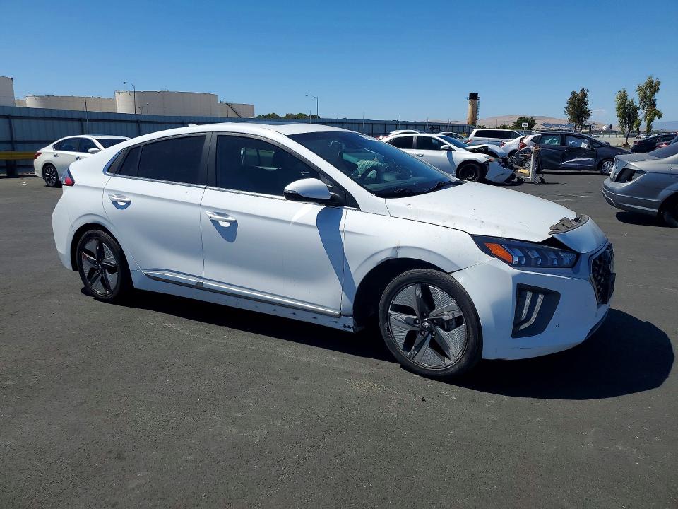 2021 Hyundai Ioniq VIN KMHC05LC3MU255283 COPART salvage auction — FRONT END, Salvage Title, sold $2,100 on 2026-07-27 (photo 4)