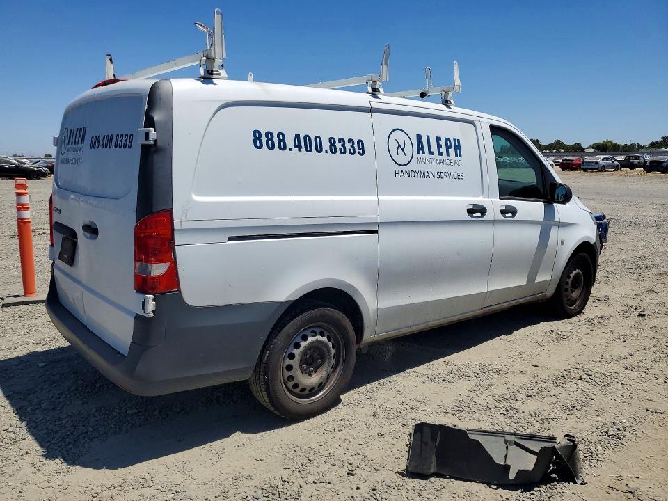 2017 Mercedes-benz Metris VIN WD3PG2EA8H3216724 COPART salvage auction — MECHANICAL, Ca - Dis/Dlr/Exp Only Clean Title, sold $1,200 on 2026-07-28 (photo 3)