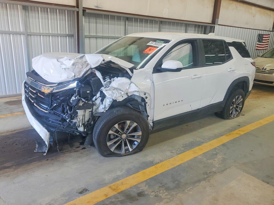 2025 Chevrolet Equinox VIN 3GNAXHEG5SL265482 COPART salvage auction — FRONT END, Fl - Certificate Of Destruction, sold $6,100 on 2026-07-21 (photo 1)