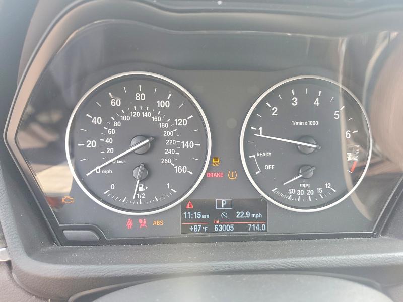2018 BMW X1 VIN WBXHT3C37J5L26659 COPART salvage auction — FRONT END, CT - CERT OF TITLE-SALVAGE, sold $5,300 on 2026-07-17 (photo 9)