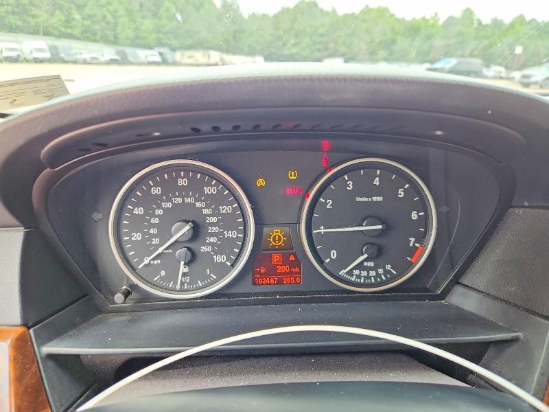 2010 BMW 5 series VIN WBANV1C50AC445470 COPART salvage auction — FRONT END, VA - CERT OF TITLE - SALVAGE, sold $375 on 2026-07-20 (photo 9)