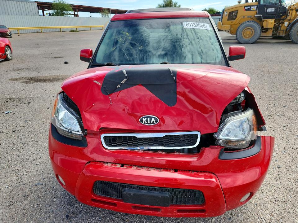 2011 Kia Soul VIN KNDJT2A23B7291501 COPART salvage auction — FRONT END, AZ - CERT OF TITLE - SALVAGE, sold $175 on 2026-07-17 (photo 5)