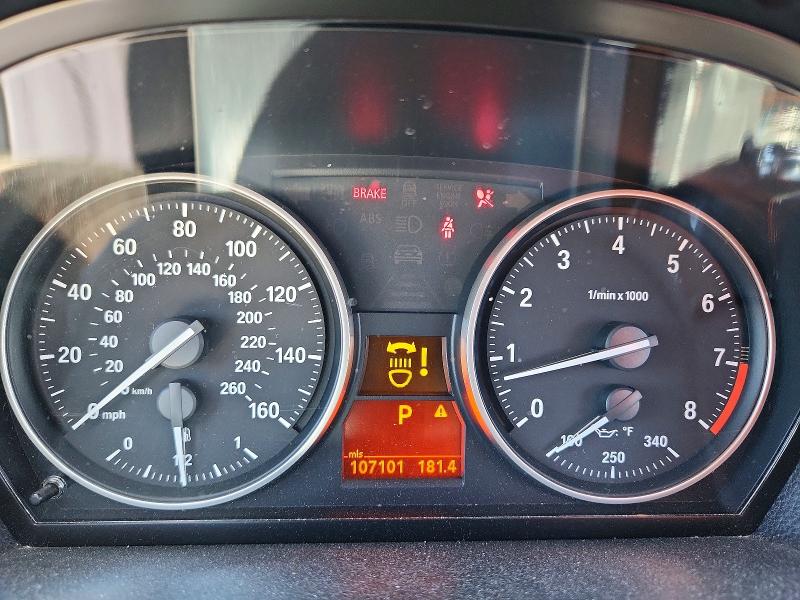 2011 BMW 3 series VIN WBADX7C59BE743286 COPART salvage auction — FRONT END, CA - SALVAGE CERTIFICATE, sold $2,850 on 2026-07-17 (photo 9)
