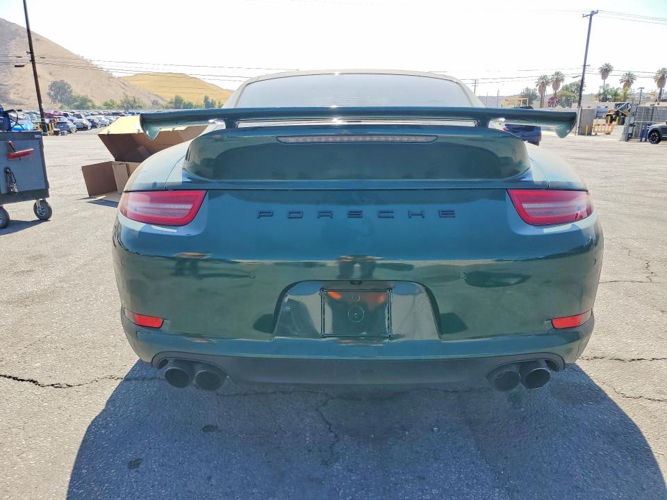 2016 Porsche 911 VIN WP0AB2A97GS122232 COPART salvage auction — FRONT END, Ca - Salvage Certificate, sold $36,500 on 2026-07-22 (photo 6)
