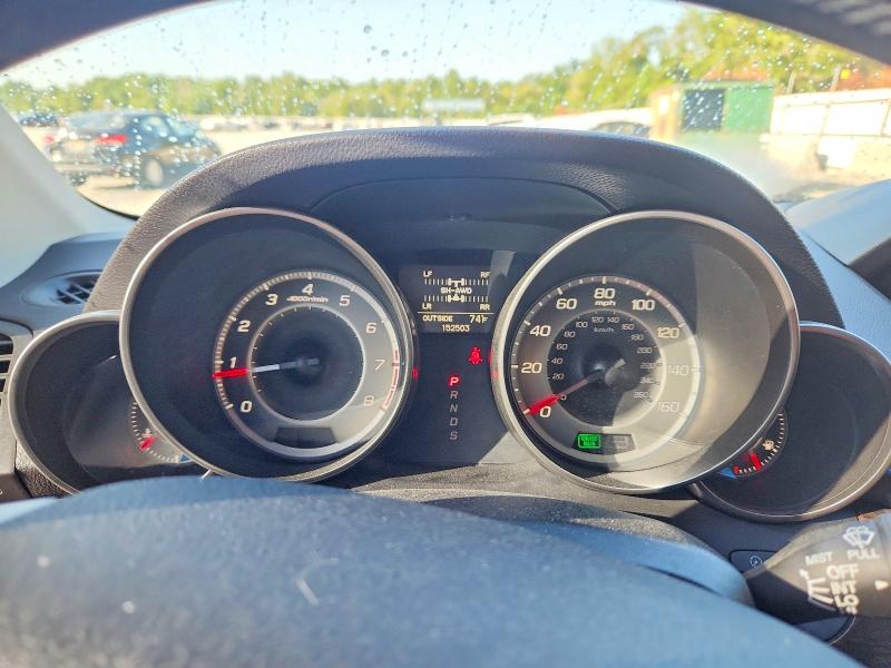 2013 Acura Mdx VIN 2HNYD2H39DH515446 COPART salvage auction — REAR END, Sc - Cert Of Title-Salvage, sold $1,600 on 2026-08-24 (photo 9)