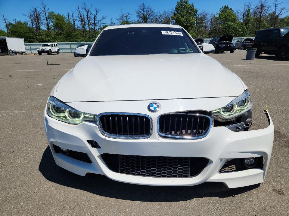 2018 BMW 3er VIN WBA8D9G57JNU71299 COPART salvage auction — FRONT END, NY - MV-907A SALVAGE CERTIFICATE, sold $450 on 2026-07-29 (photo 5)