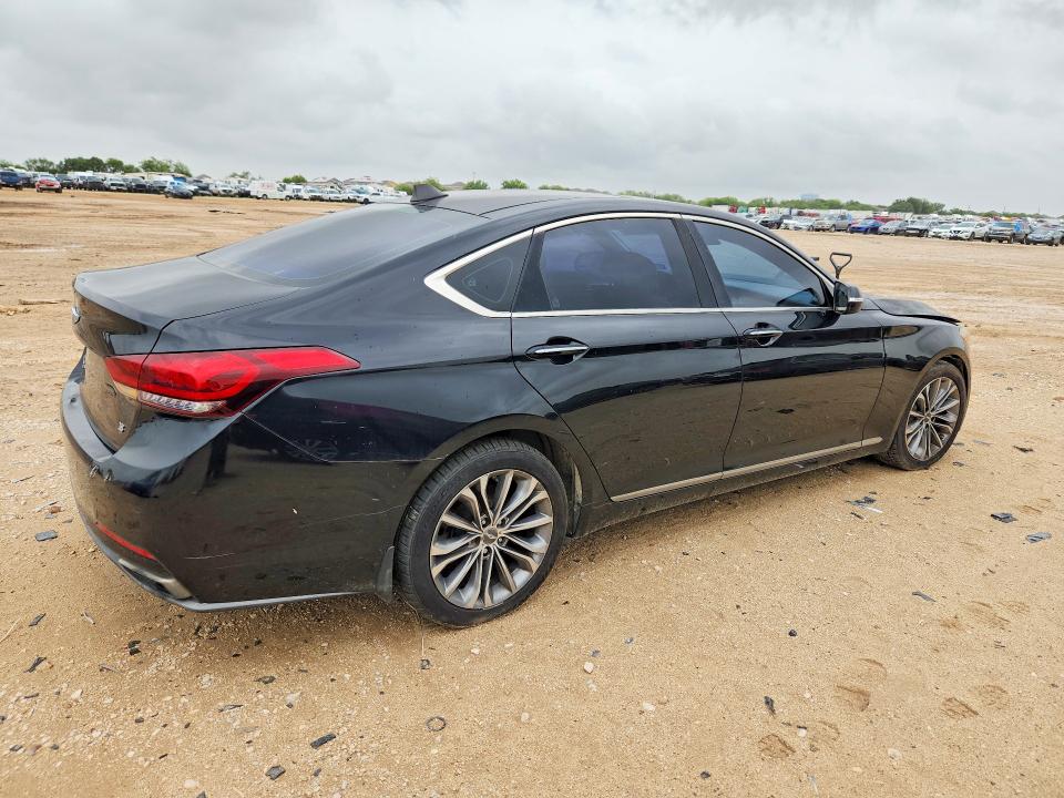 2015 Hyundai Genesis VIN KMHGN4JE9FU088562 COPART salvage auction — MECHANICAL, Tx - Certificate Of Title (P), sold $1,200 on 2026-07-30 (photo 3)