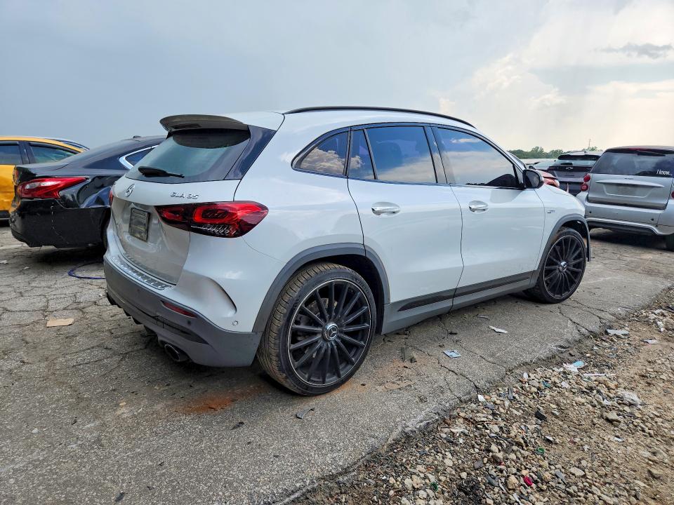 2022 Mercedes-benz Gla-klasse amg VIN W1N4N5BBXNJ405002 COPART salvage auction — FRONT END, Ga - Cert Of Title-Salvage, sold $5,000 on 2026-07-21 (photo 3)
