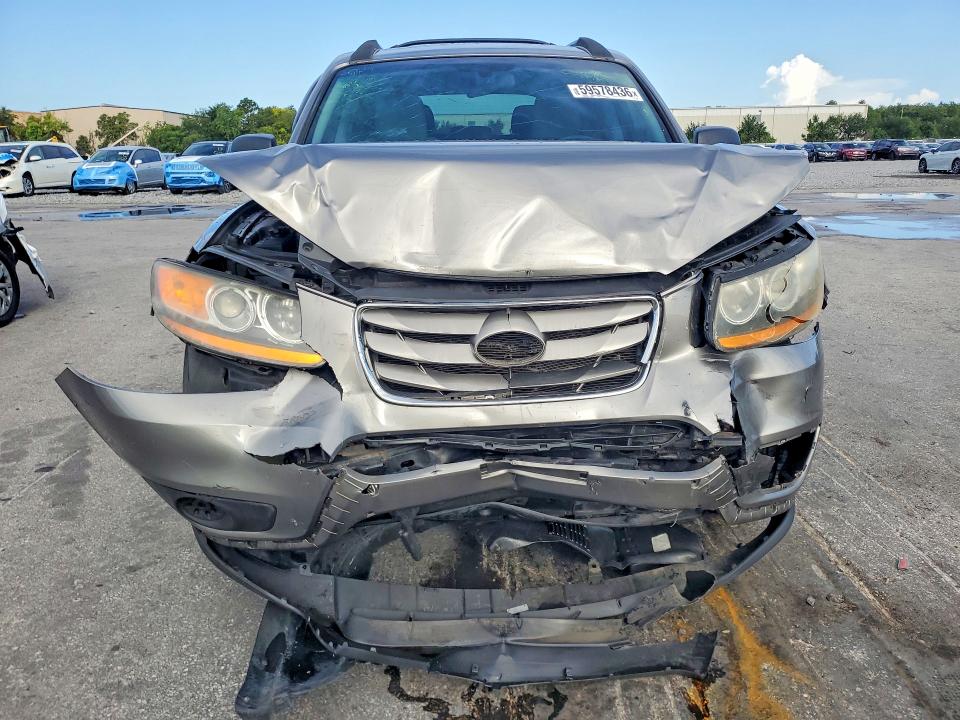 2011 Hyundai Santa fe VIN 5XYZG4AG8BG019964 COPART salvage auction — FRONT END, Fl - Cert Of Title Slvg Rebuildable, sold $650 on 2026-07-14 (photo 5)