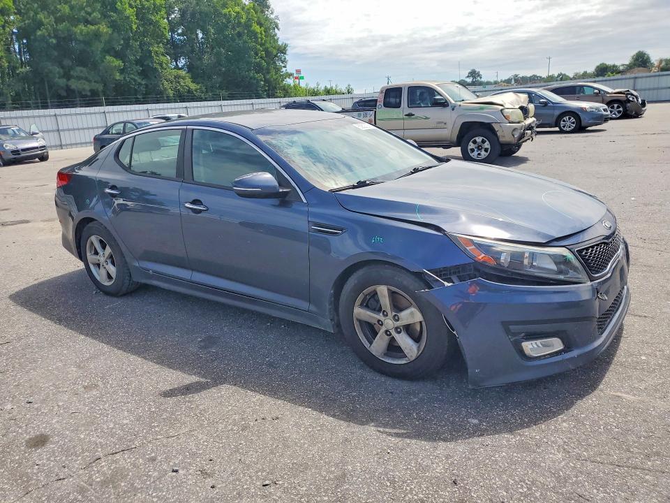 2015 Kia Optima VIN KNAGM4A7XF5608266 COPART salvage auction — FRONT END, Nc - Salvage Certificate Of Title, sold $350 on 2026-07-28 (photo 4)