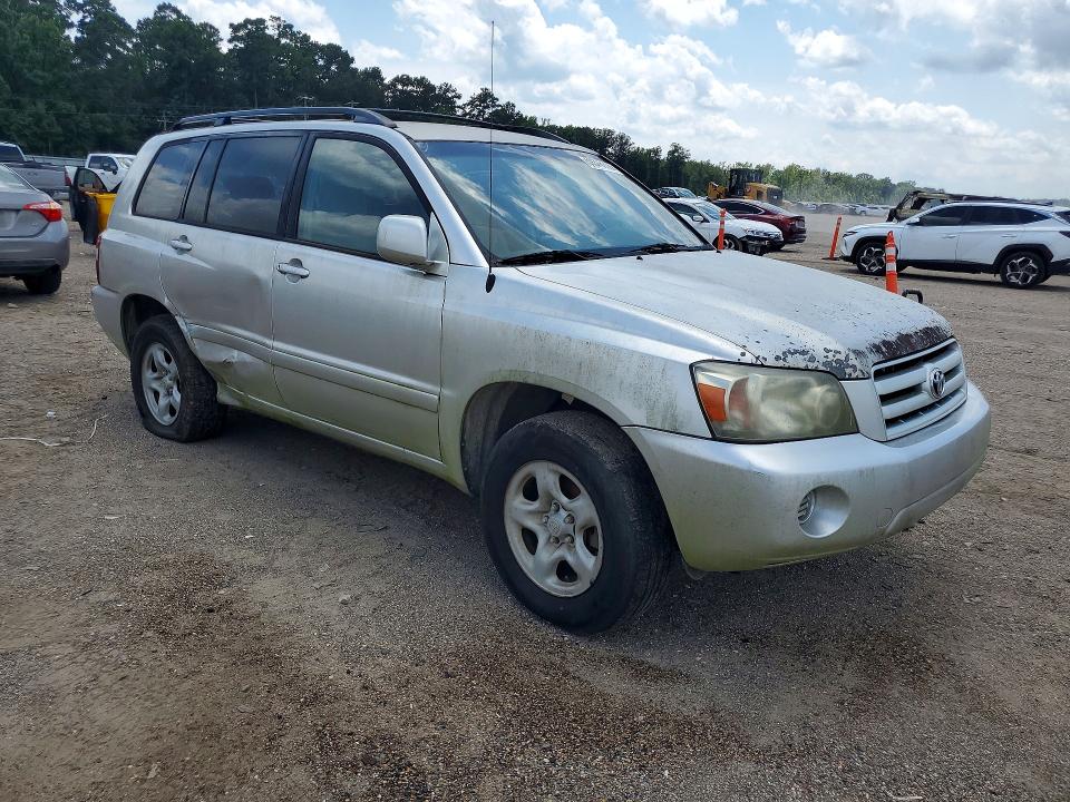 2006 Toyota Highlander VIN JTEGD21A560142970 COPART salvage auction — REAR END, LA - CERT OF TITLE-RECONSTRUCTED, sold $725 on 2026-07-17 (photo 4)