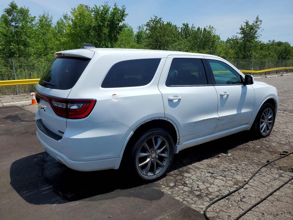 2014 Dodge Durango VIN 1C4RDJAGXEC484052 COPART salvage auction — FRONT END, Mi - Certificate Of Title, sold $875 on 2026-07-28 (photo 3)