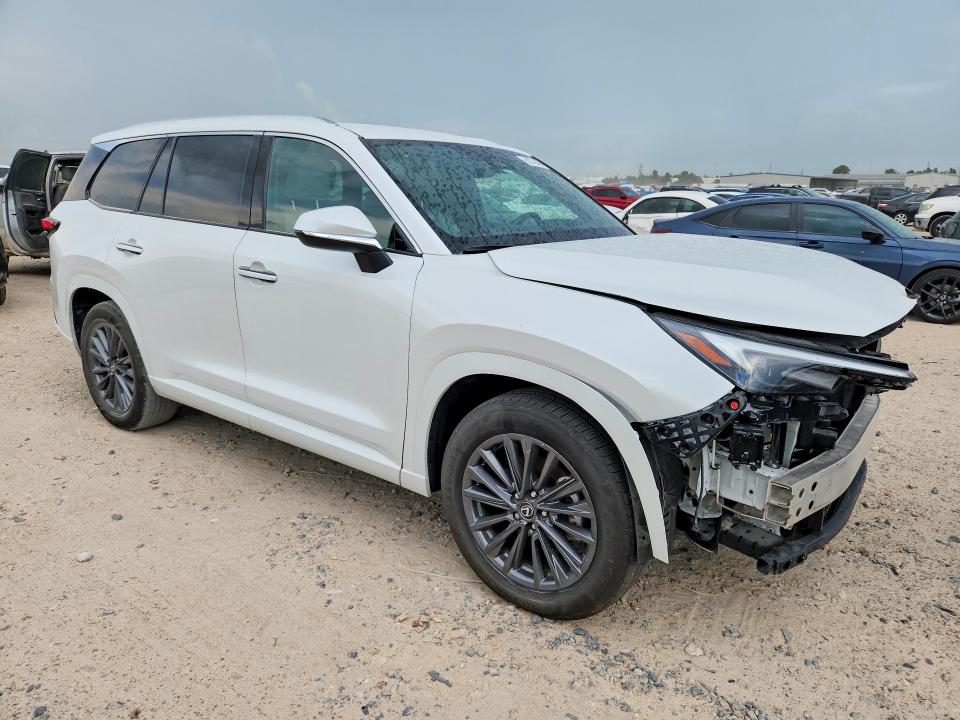 2025 Lexus Tx VIN 5TDAAAB6XSS044581 COPART salvage auction — FRONT END, Tx - Salvage Vehicle Title, sold $27,000 on 2026-07-14 (photo 4)