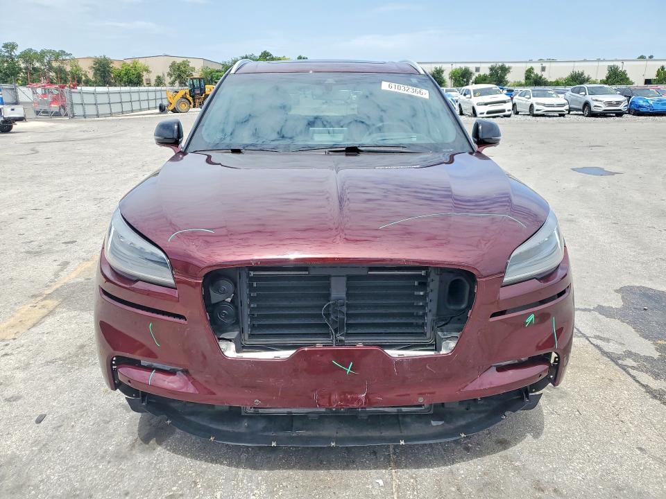 2022 Lincoln Aviator VIN 5LM5J7WCXNGL17191 COPART salvage auction — FRONT END, Fl - Certificate Of Destruction, sold $15 on 2026-07-30 (photo 5)