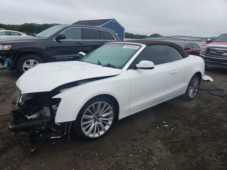2010 Audi A5 VIN WAULFAFH2AN018273 COPART salvage auction — FRONT END, MA - CERT OF TITLE-RECONSTRCTD COLL, sold $400 on 2026-08-19 (photo 1)