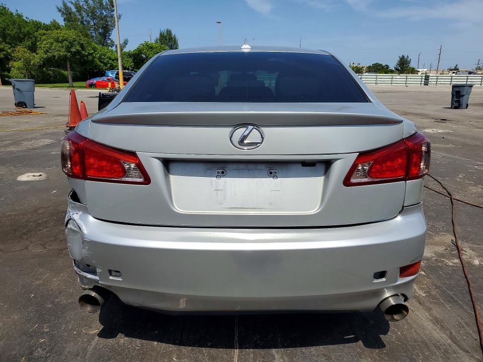 2012 Lexus Is VIN JTHBF5C21C2102920 COPART salvage auction — REAR END, FL - CERT OF TTL-REBUILT&SLVG RBLD, sold $1,500 on 2026-07-22 (photo 6)