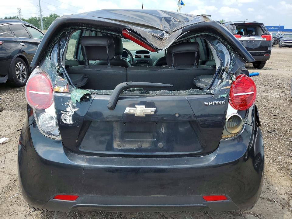 2014 Chevrolet VIN KL8CB6S97EC414252 COPART salvage auction — REAR END, Mi - Certificate Of Title, sold $425 on 2026-07-31 (photo 6)