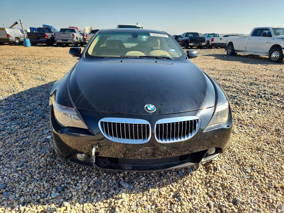 2004 BMW 6 series VIN WBAEH73464B191193 COPART salvage auction — NORMAL WEAR, Tx - Certificate Of Title, sold $90 on 2026-07-28 (photo 5)