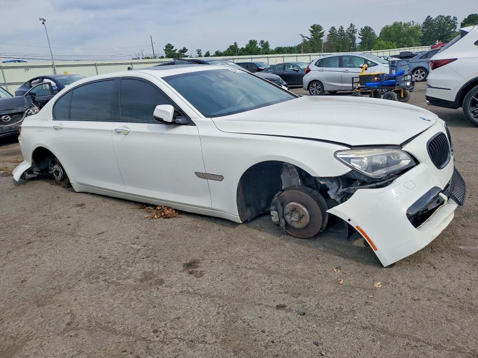 2013 BMW 7er VIN WBAYF8C5XDD139930 COPART salvage auction — FRONT END, Pa - Certificate Of Salvage, sold $775 on 2026-07-31 (photo 4)