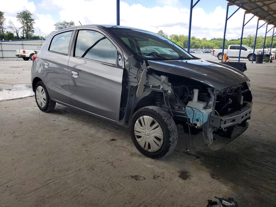2019 Mitsubishi Mirage VIN ML32A3HJ7KH006406 COPART salvage auction — FRONT END, Ga - Cert Of Title-Salvage, sold $375 on 2026-07-23 (photo 4)