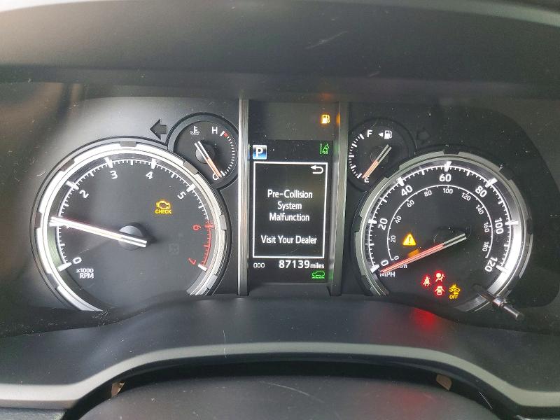 2023 Toyota 4runner VIN JTERU5JRXP6149508 COPART salvage auction — FRONT END, Tx - Salvage Vehicle Title, sold $8,500 on 2026-07-28 (photo 9)