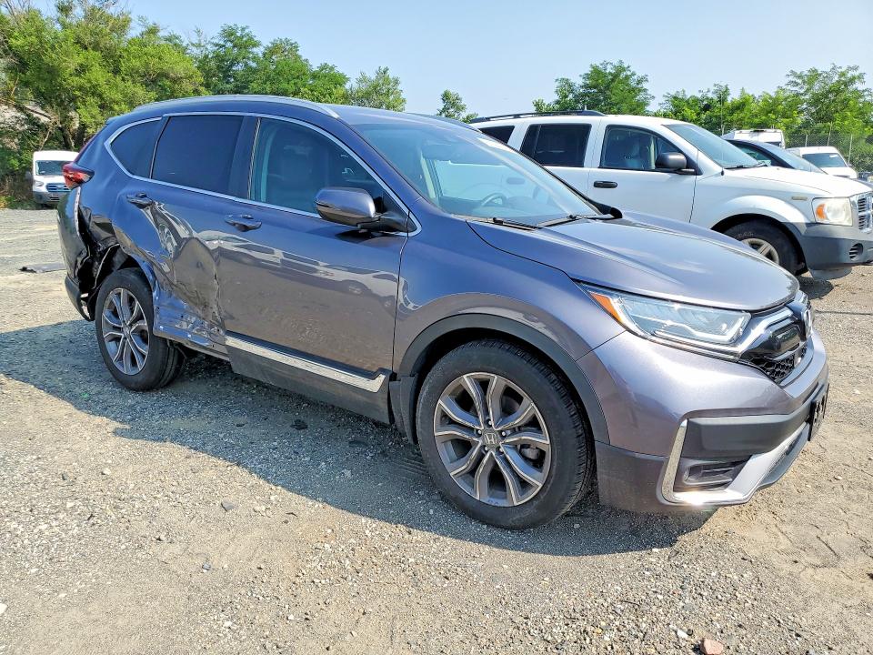 2022 Honda Cr-v VIN 7FARW2H93NE035505 COPART salvage auction — SIDE, Md - Cert Of Salvage > 75% Damage, sold $9,500 on 2026-07-28 (photo 4)