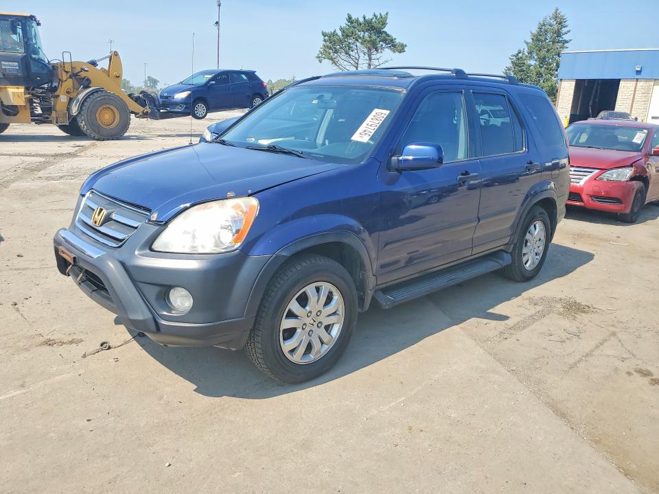 2005 Honda Cr-v VIN JHLRD78875C026781 COPART salvage auction — FRONT END, MI - CERTIFICATE OF TITLE, sold $700 on 2026-07-31 (photo 1)