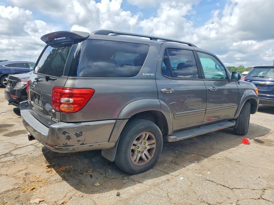2004 Toyota Sequoia VIN 5TDBT48A54S216529 COPART salvage auction — FRONT END, TN - SALVAGE CERTIFICATE, sold $950 on 2026-07-28 (photo 3)