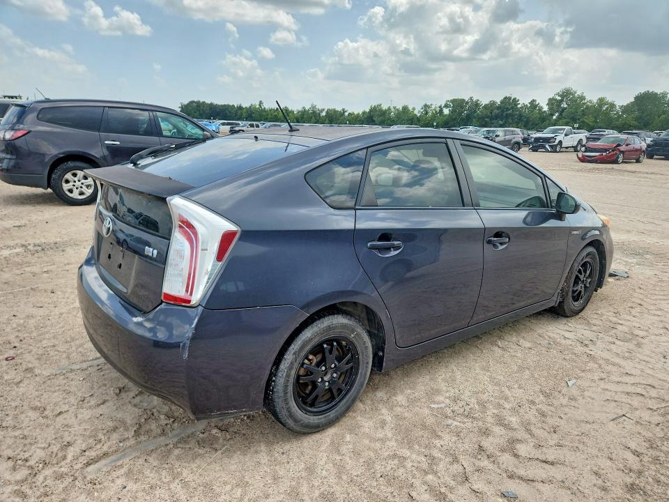 2012 Toyota Prius VIN JTDKN3DU6C1547507 COPART salvage auction — FRONT END, Tx - Cert Of Title-Rebuilt Salvage, sold $225 on 2026-07-28 (photo 3)