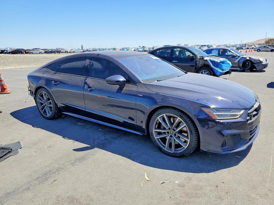 2021 Audi A7 VIN WAUVPBF24MN030954 COPART salvage auction — REAR END, CA - SALVAGE CERTIFICATE, sold $5,400 on 2026-07-29 (photo 4)