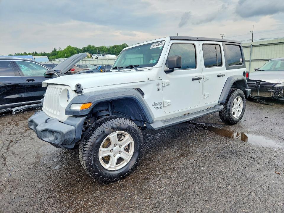 2018 Jeep Wrangler / VIN 1C4HJXDG6JW287195 — COPART salvage auction photo