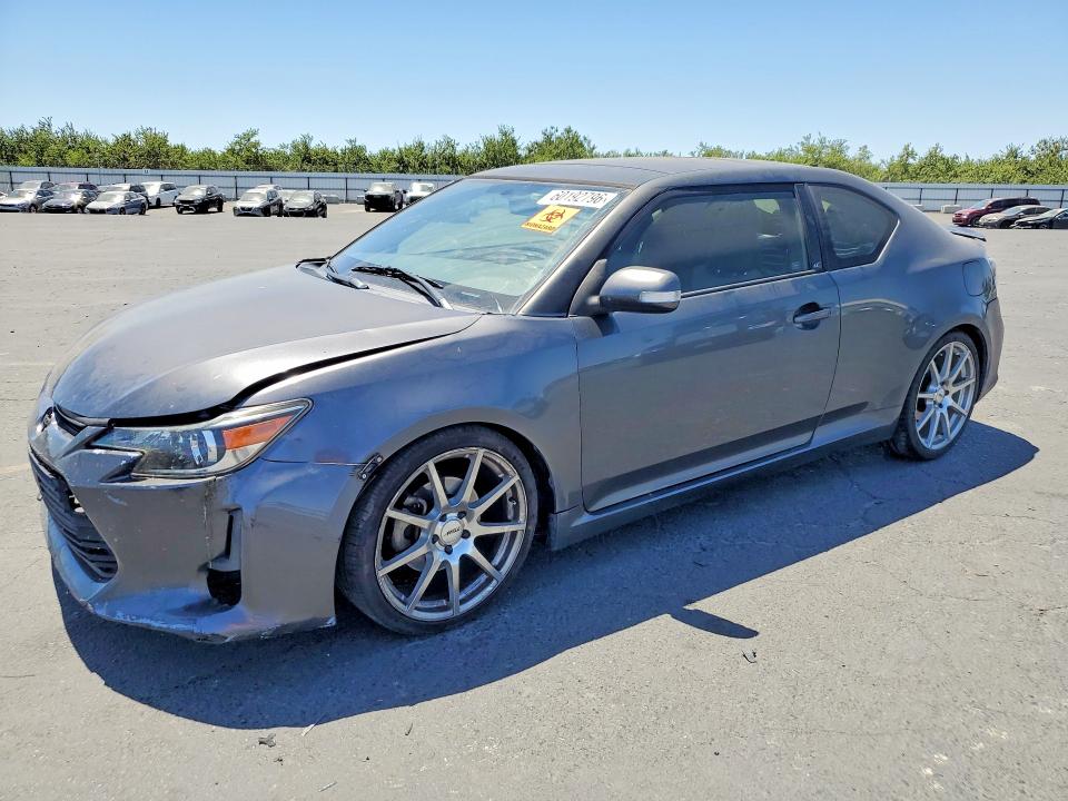 2014 Scion Tc VIN JTKJF5C74E3067238 COPART salvage auction — FRONT END, Ca - Salvage Certificate, sold $1,000 on 2026-07-23 (photo 1)