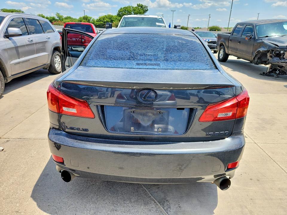2006 Lexus Is 350 VIN JTHBE262662004385 COPART salvage auction — FRONT END, TX - SALVAGE VEHICLE TITLE (P), sold $175 on 2026-07-16 (photo 6)