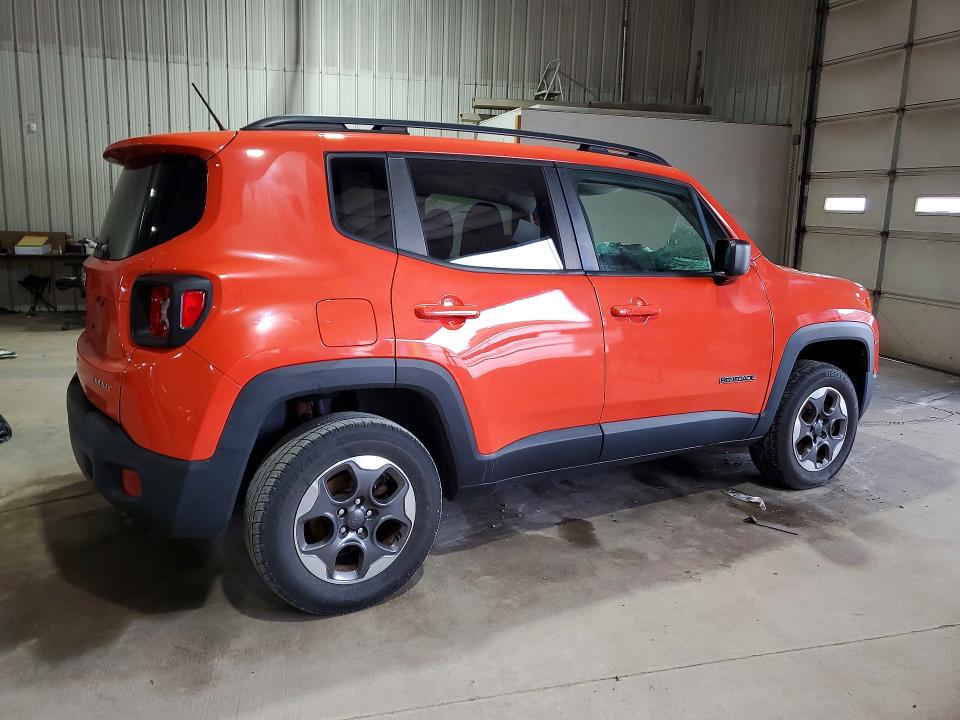 2017 Jeep Renegade VIN ZACCJBAB3HPG19042 COPART salvage auction — SIDE, PA - CERTIFICATE OF SALVAGE, sold $825 on 2026-08-10 (photo 3)