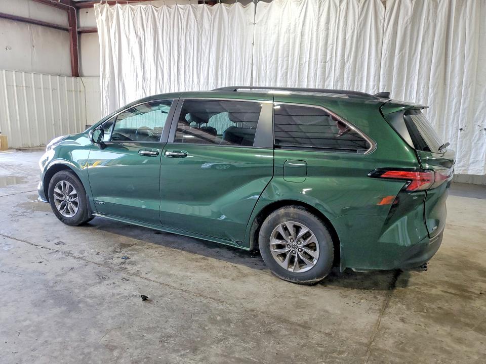 2021 Toyota Sienna VIN 5TDJSKFC3MS035484 COPART salvage auction — SIDE, Ny - Mv-907A Salvage Certificate, sold $6,600 on 2026-07-22 (photo 2)